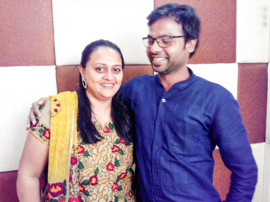 With Vandana Vithlani