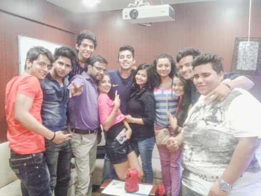 With sameer & gang