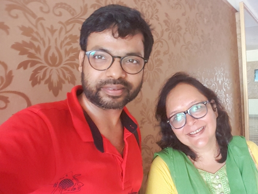 With Sapna Waghmare