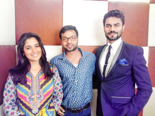 With Gaurav chopra & Narayani shashtri