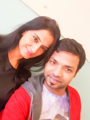With simran gangwani